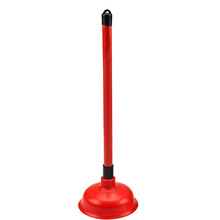 картинка Вантуз красный длинный с пластмассовой ручкой от «Аква-люкс» магазин сантехники
