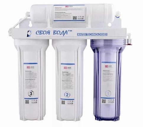 картинка Система фильтрации питьевой воды 3+1 от «Аква-люкс» магазин сантехники